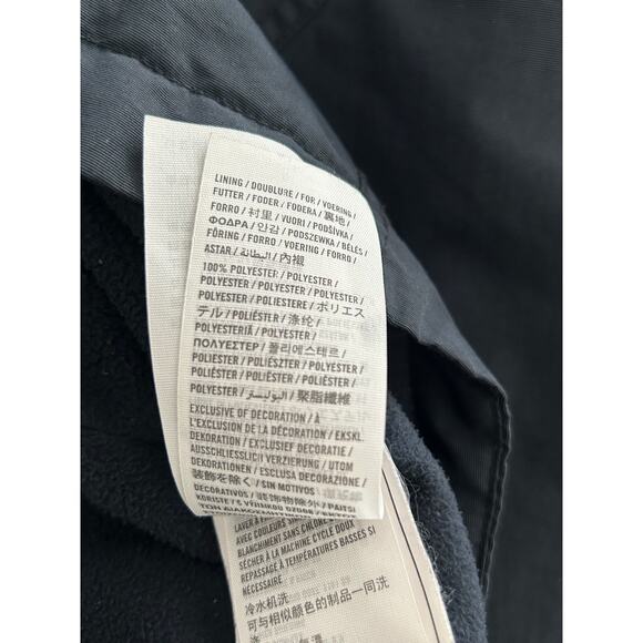 Hollister Unisex Navy Neon Green Winter Fall Jacket Coat Size S M Y2K Outdoor - Picture 7 of 8